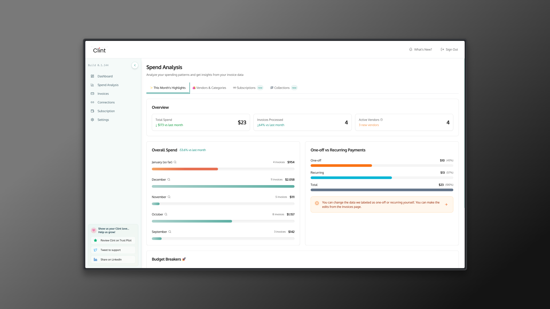 Screenshot 5 of Clint | Your Personal Expense Manager