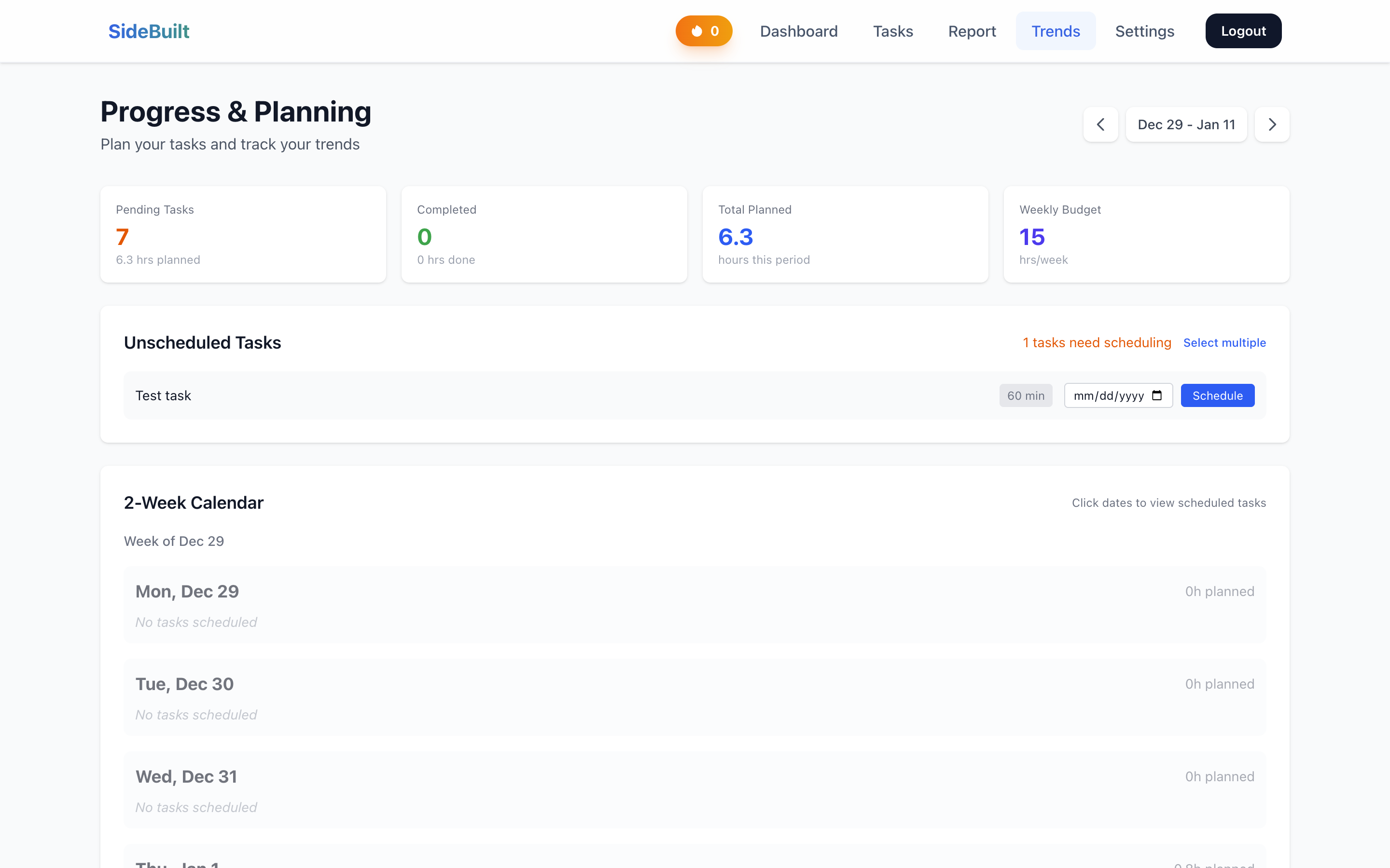 Screenshot 4 of SideBuilt