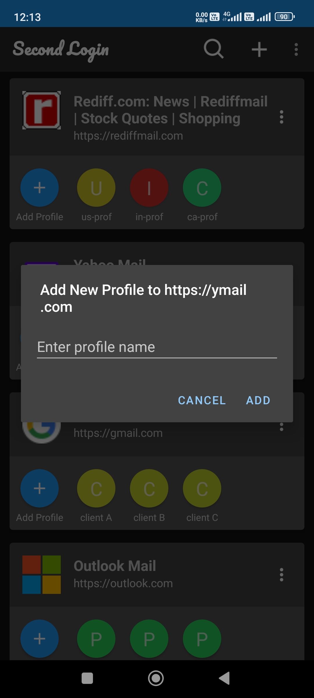 Screenshot 3 of Second Login