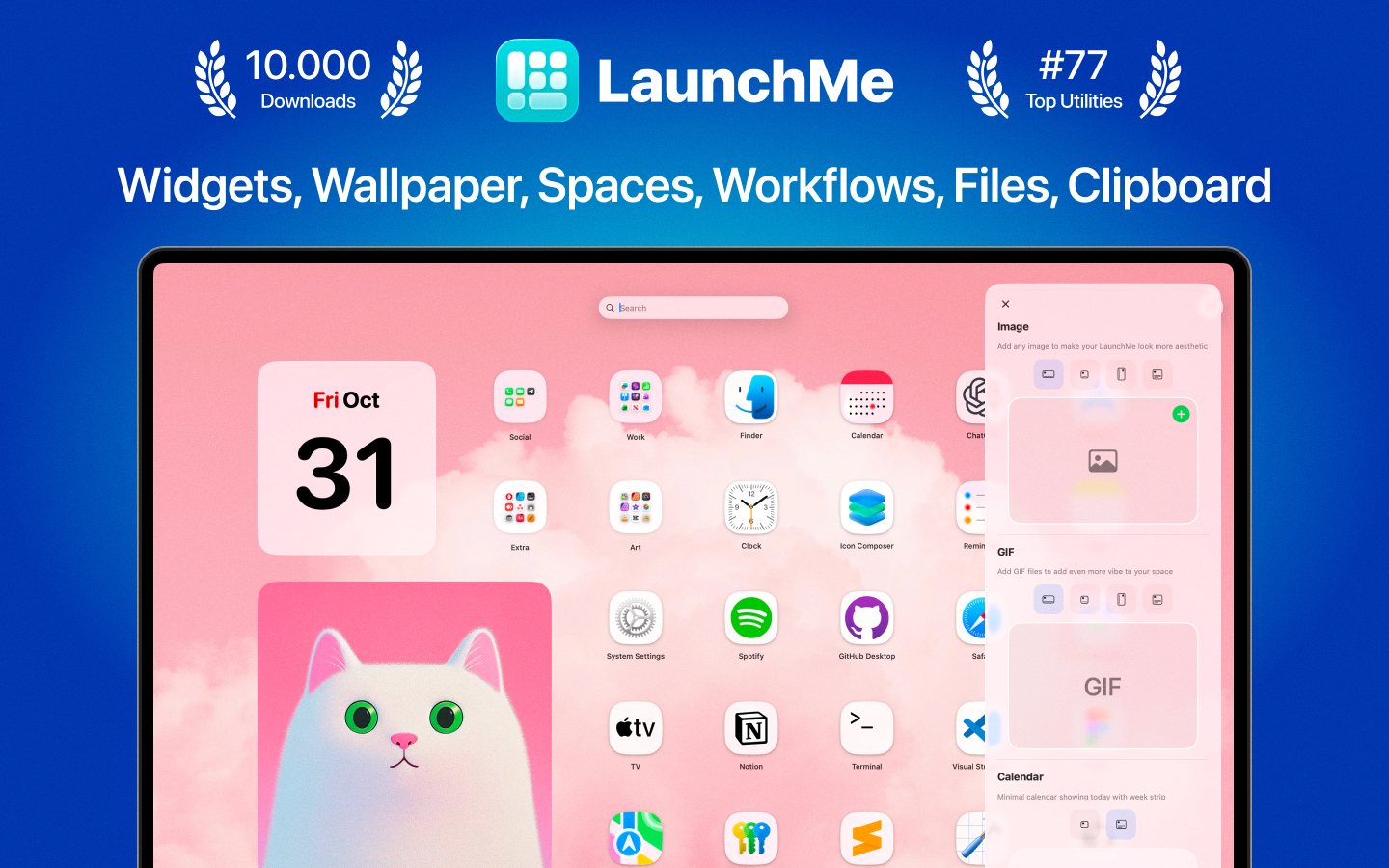 Screenshot 1 of LaunchMe