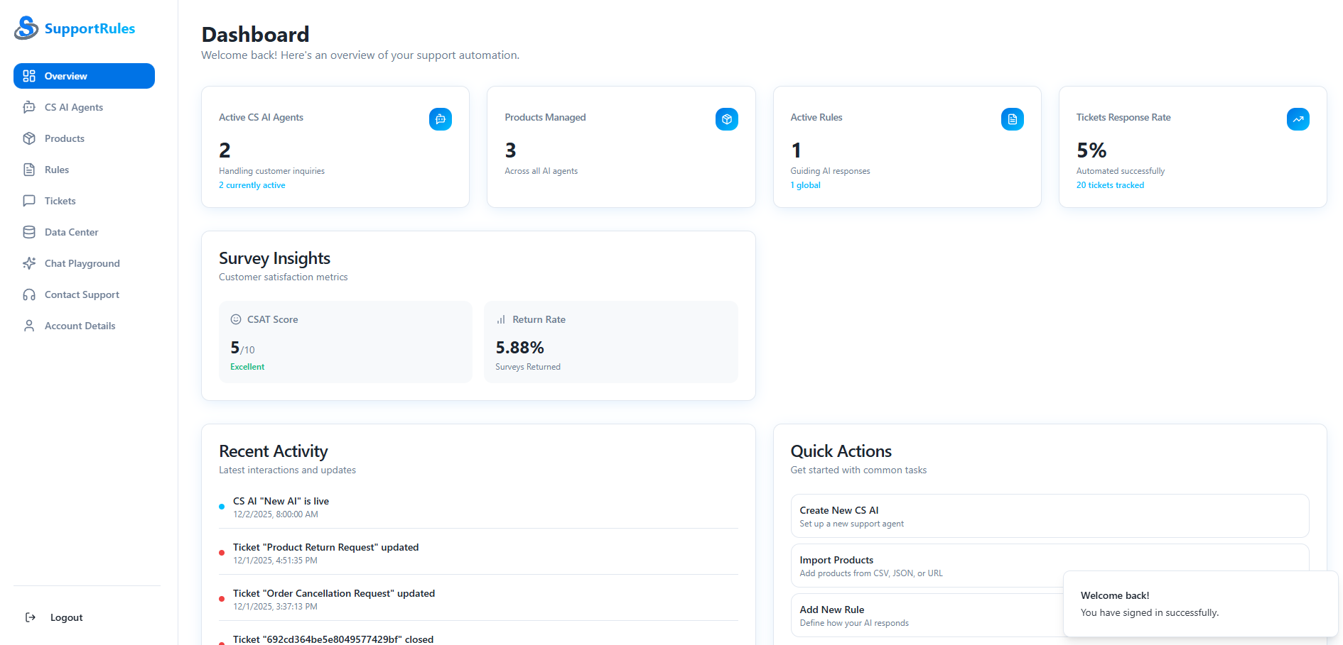 Screenshot 8 of SupportRules - AI Customer Support