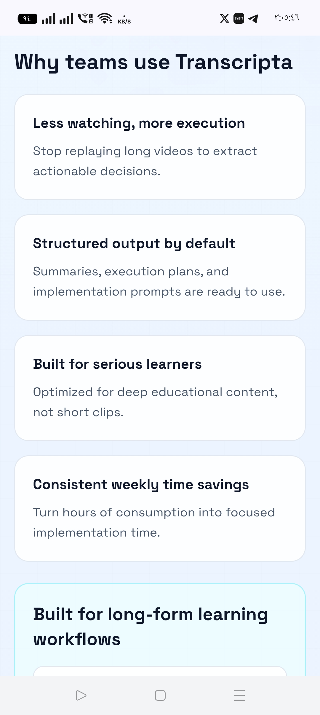 Screenshot 8 of Transcripta AI