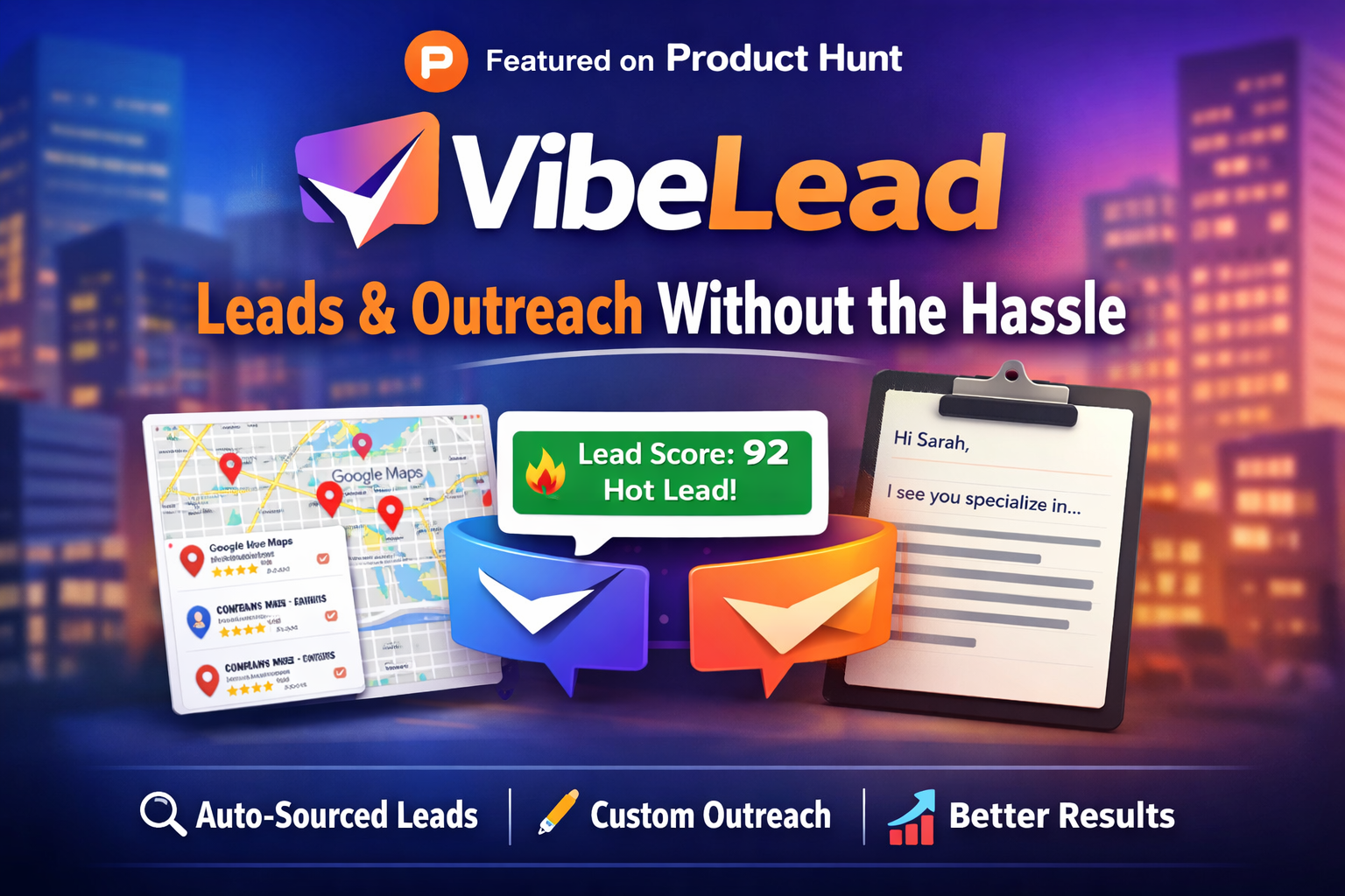 Screenshot 2 of VibeLead | AI-Powered Sales Lead Plat