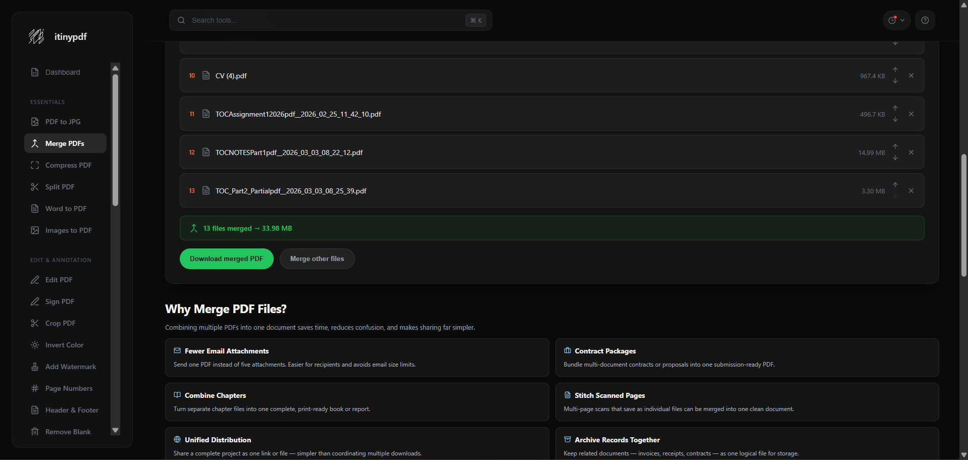 Screenshot 5 of itinypdf