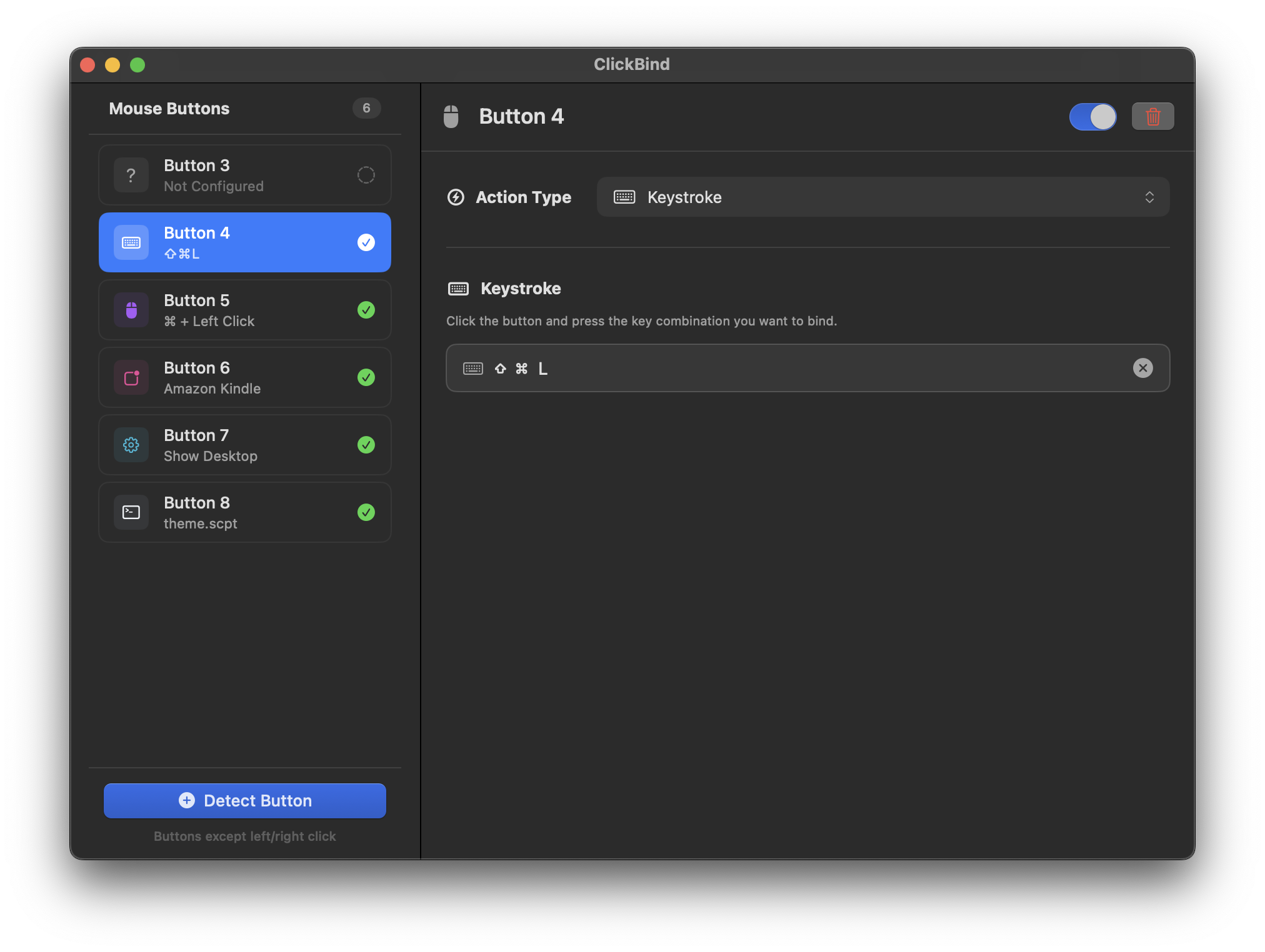 Screenshot 3 of ClickBind