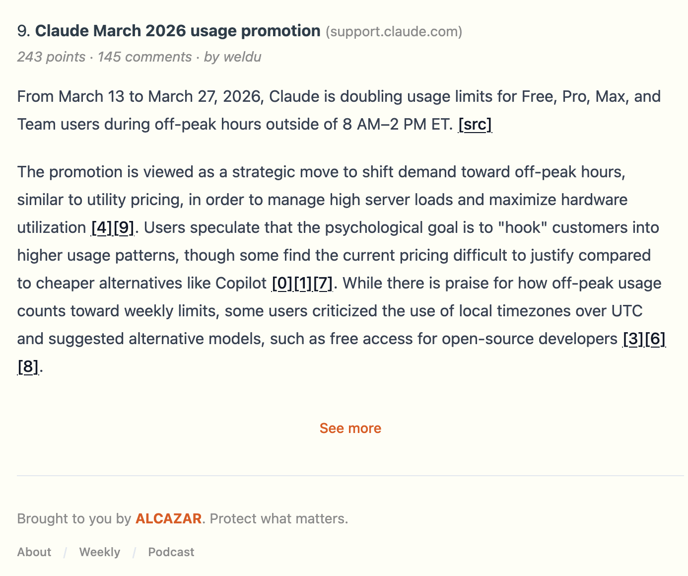 Screenshot 3 of Top HN Daily Digest