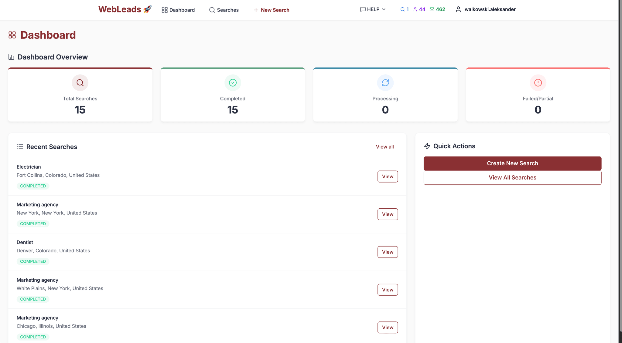 Screenshot 4 of WebLeads
