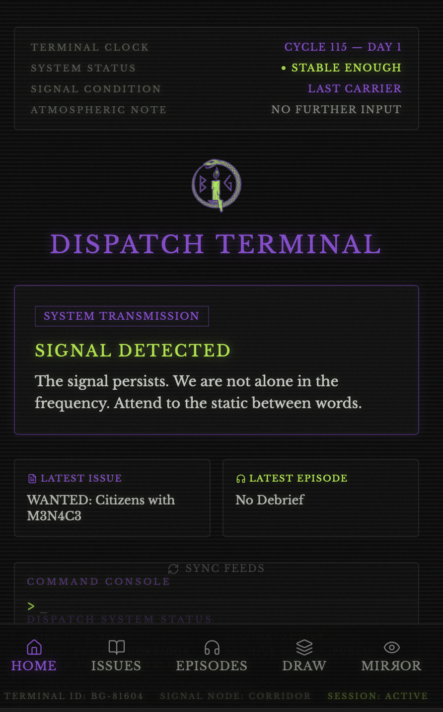 Screenshot 2 of The Begrudging Terminal