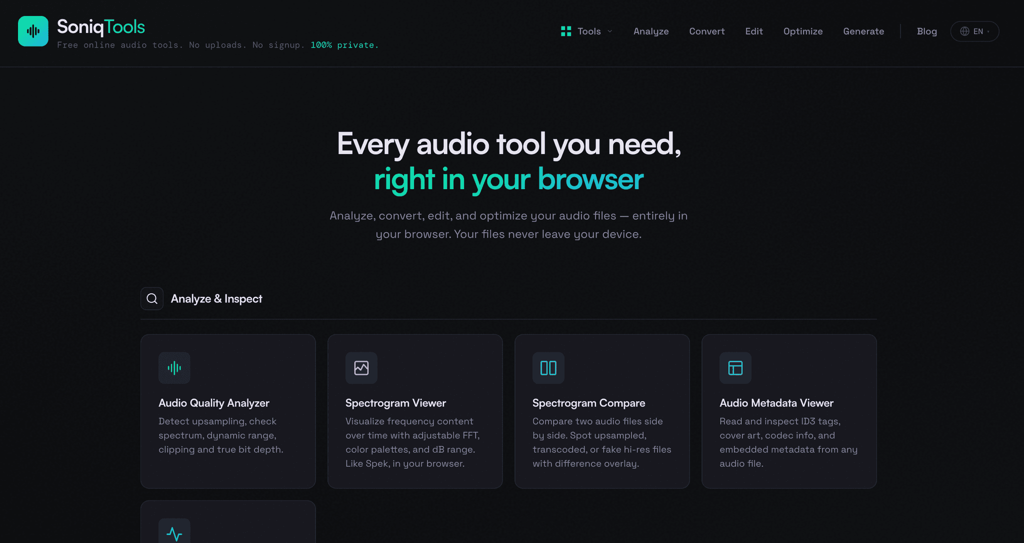 Screenshot 3 of SoniqTools