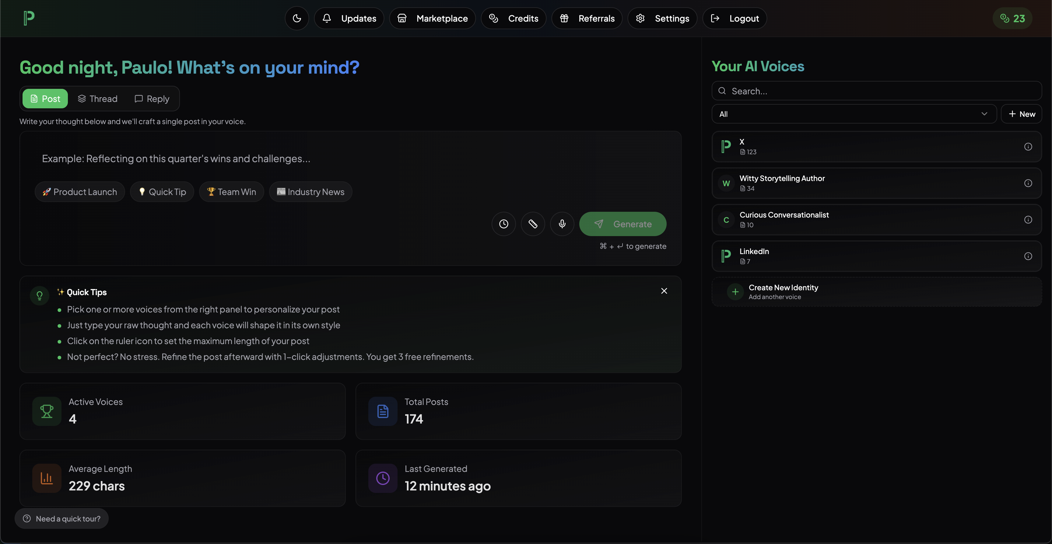 Screenshot 2 of PostIdentity