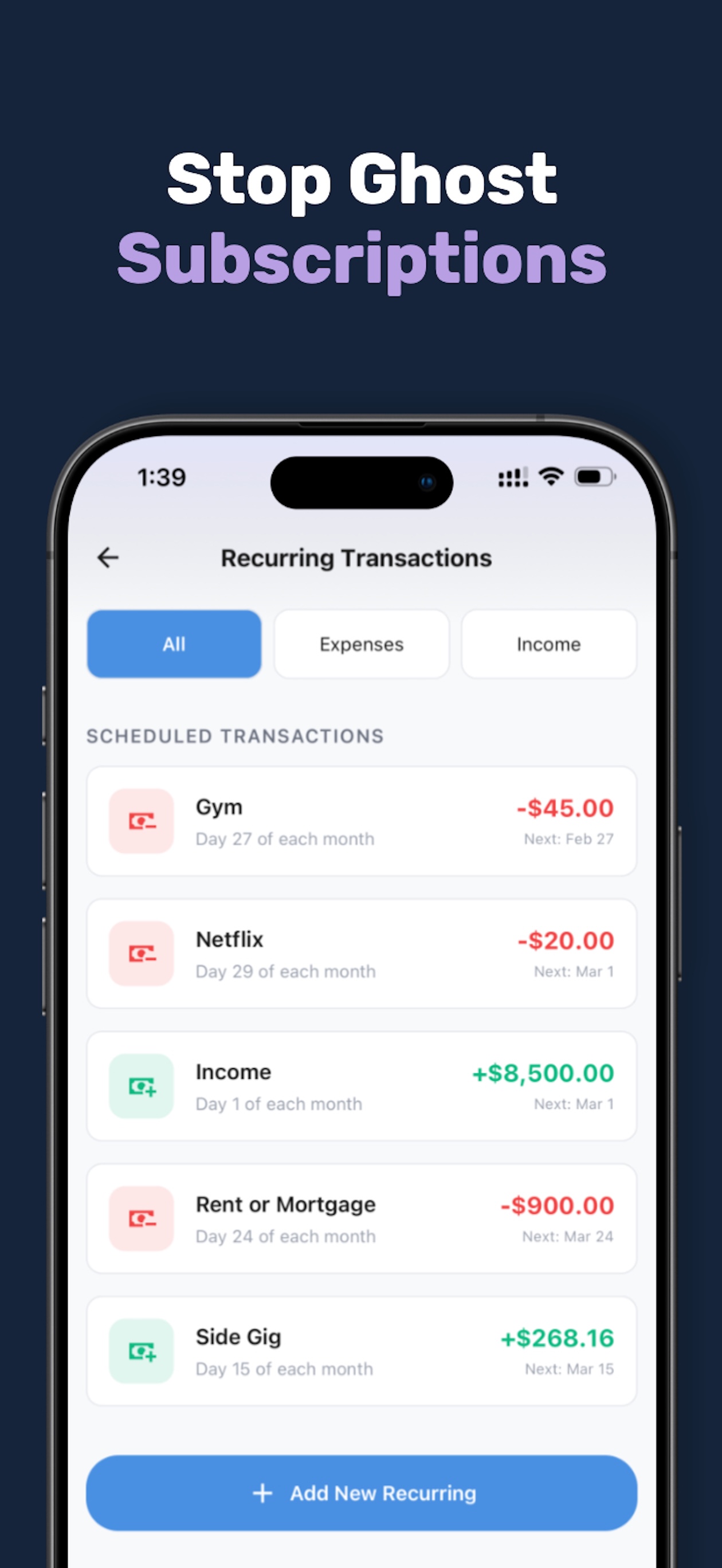 Screenshot 6 of Finly: Private Expense Tracker