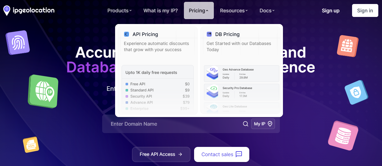 Screenshot 5 of IPGeolocation.io