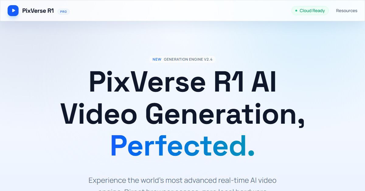 Screenshot 1 of PixVerse R1
