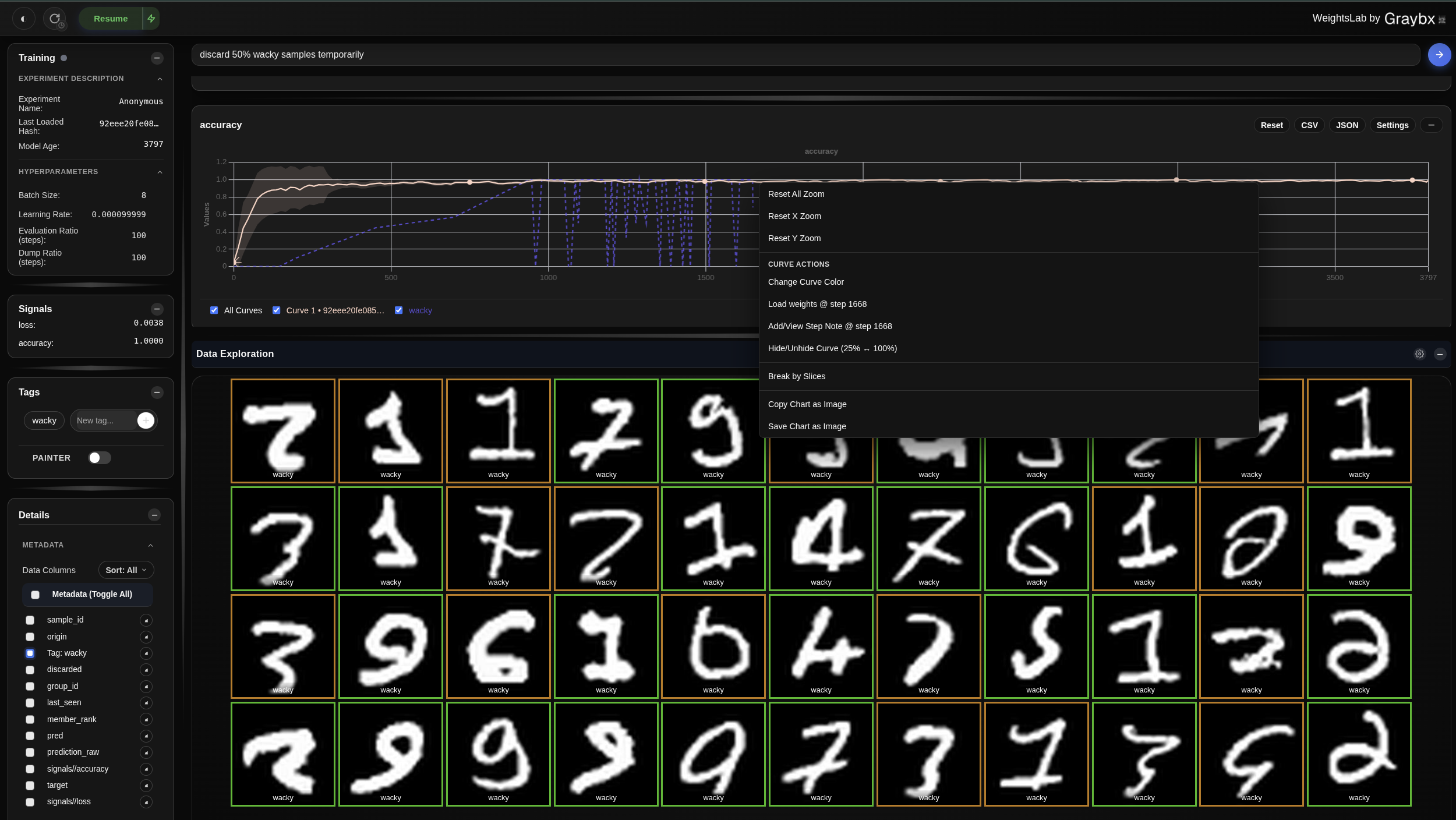 Screenshot 4 of WeightsLab