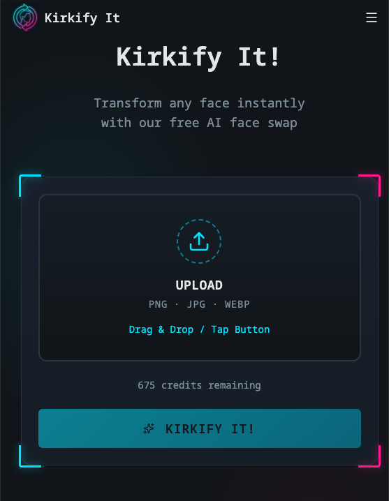 Screenshot 2 of Kirkify It - Free AI Kirkify Generator