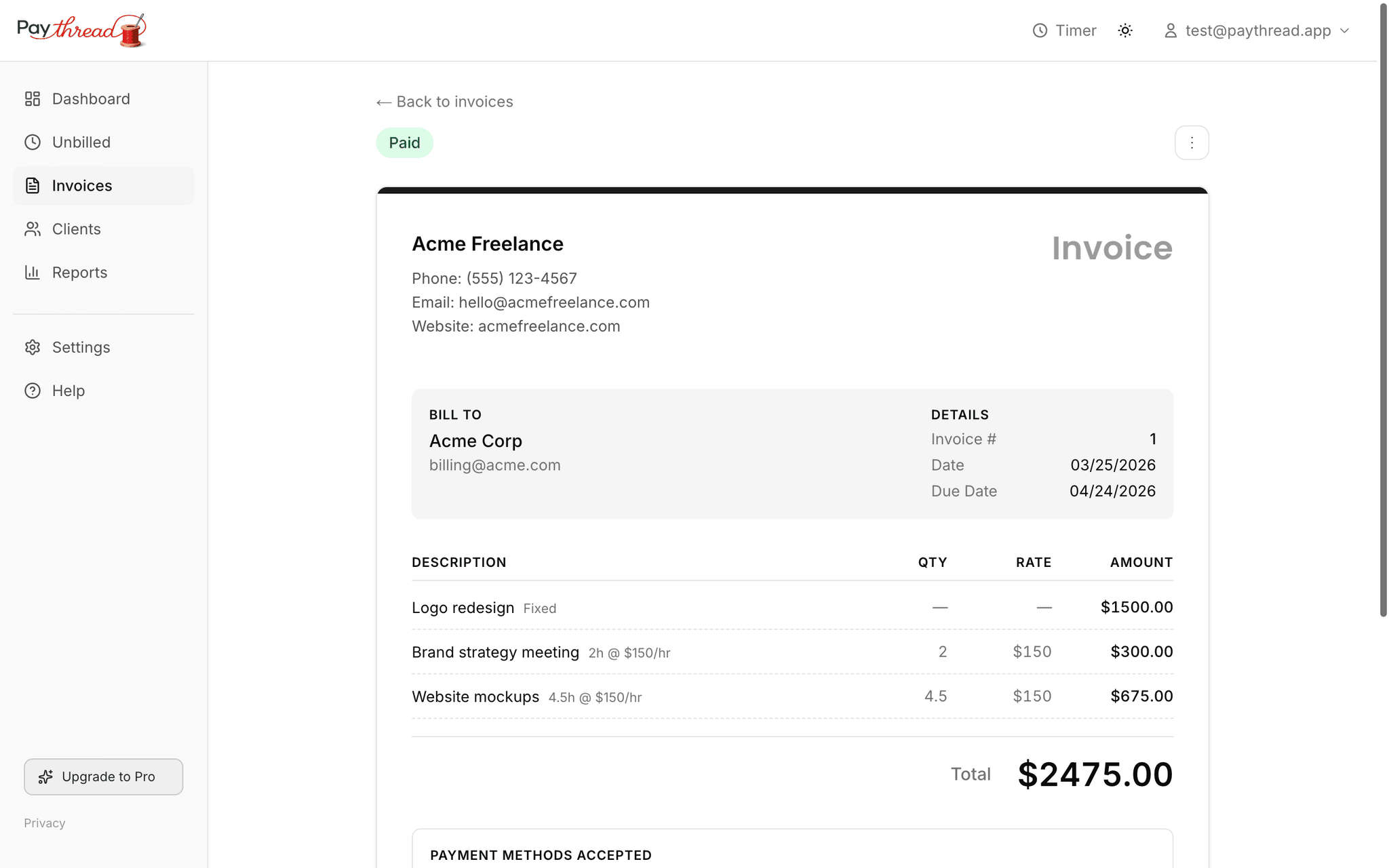 Screenshot 3 of Paythread