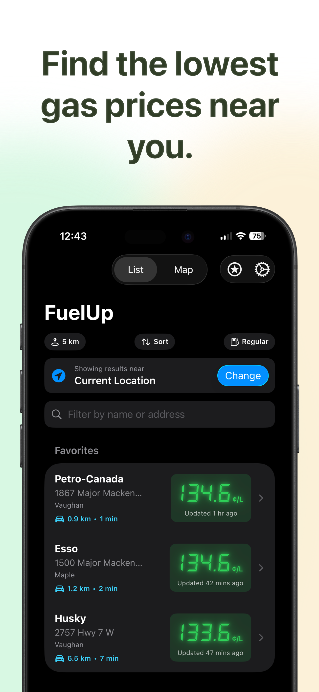 Screenshot 1 of FuelUp - Save Money on Fuel!