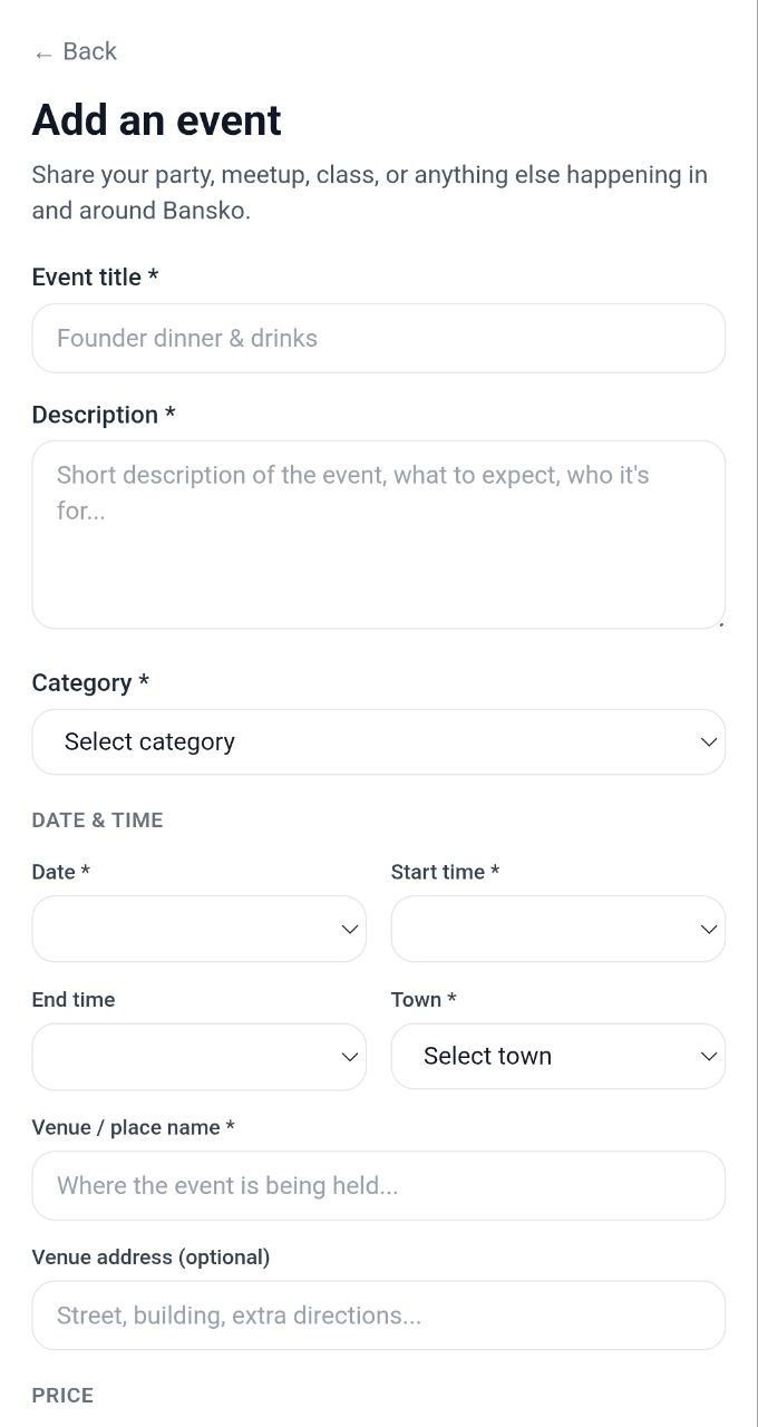 Screenshot 3 of Bansko Events