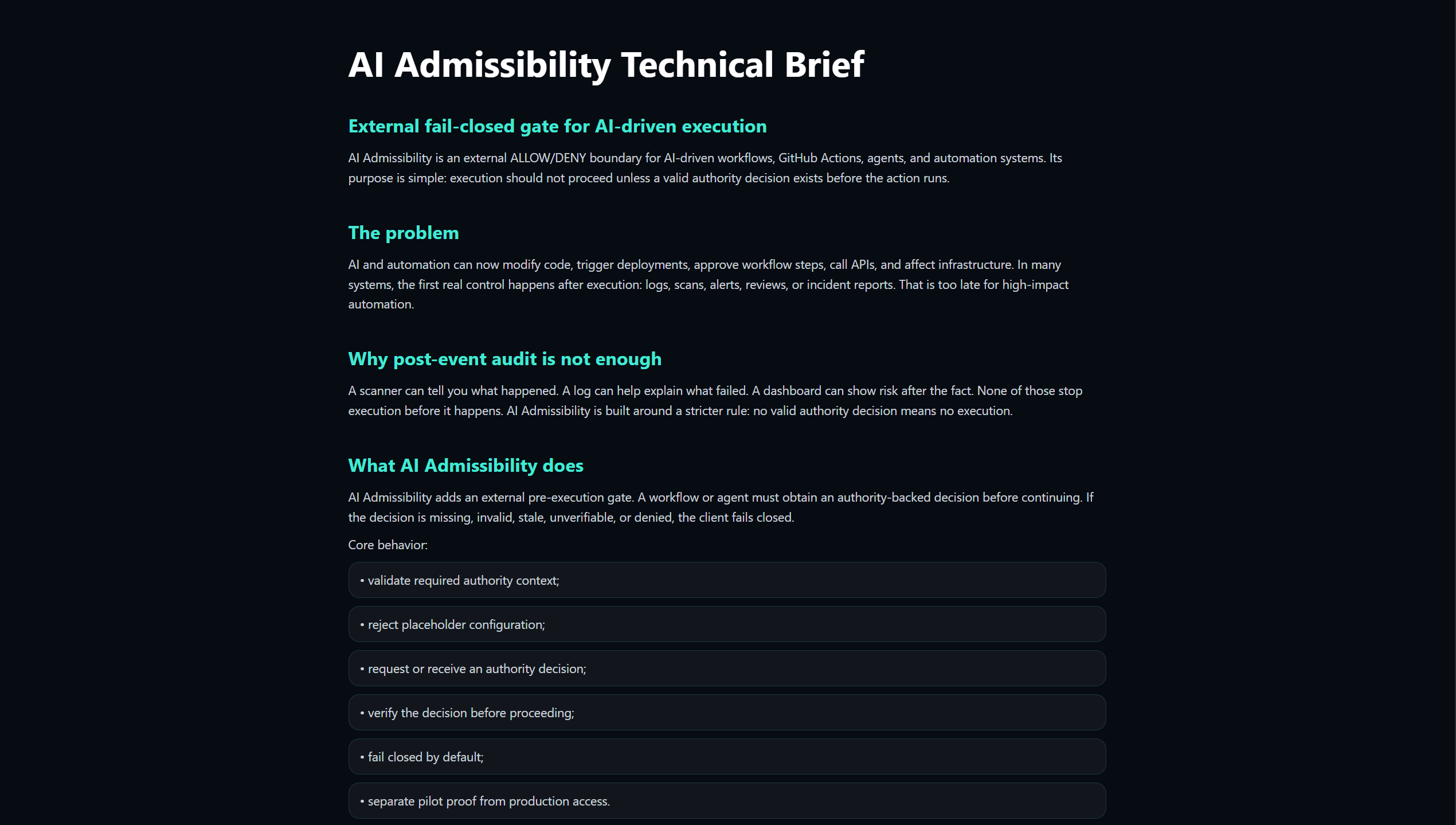 Screenshot 5 of AI Admissibility