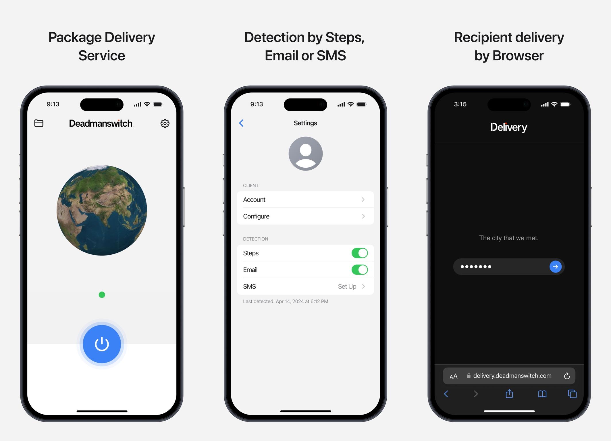 Screenshot 1 of Deadmanswitch