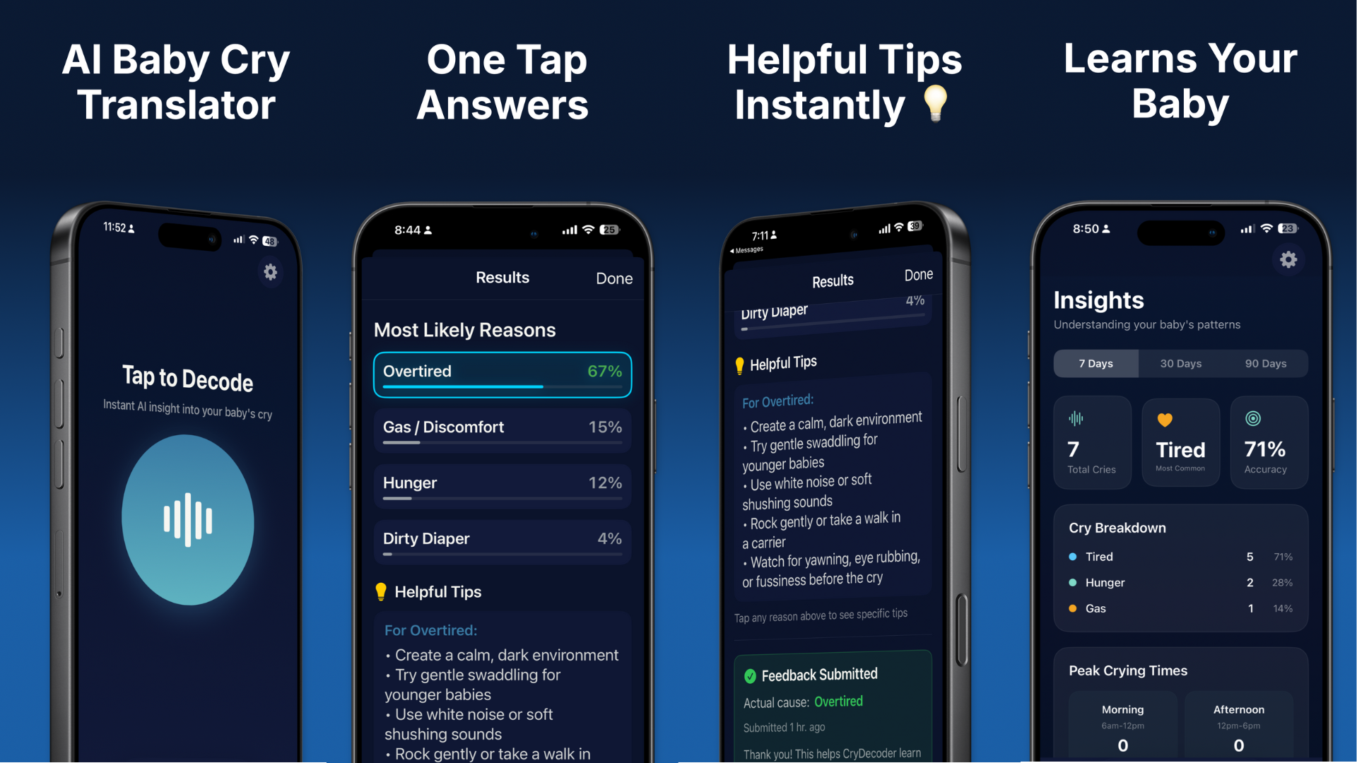 Screenshot 1 of Cry Analyzer - CryDecoder