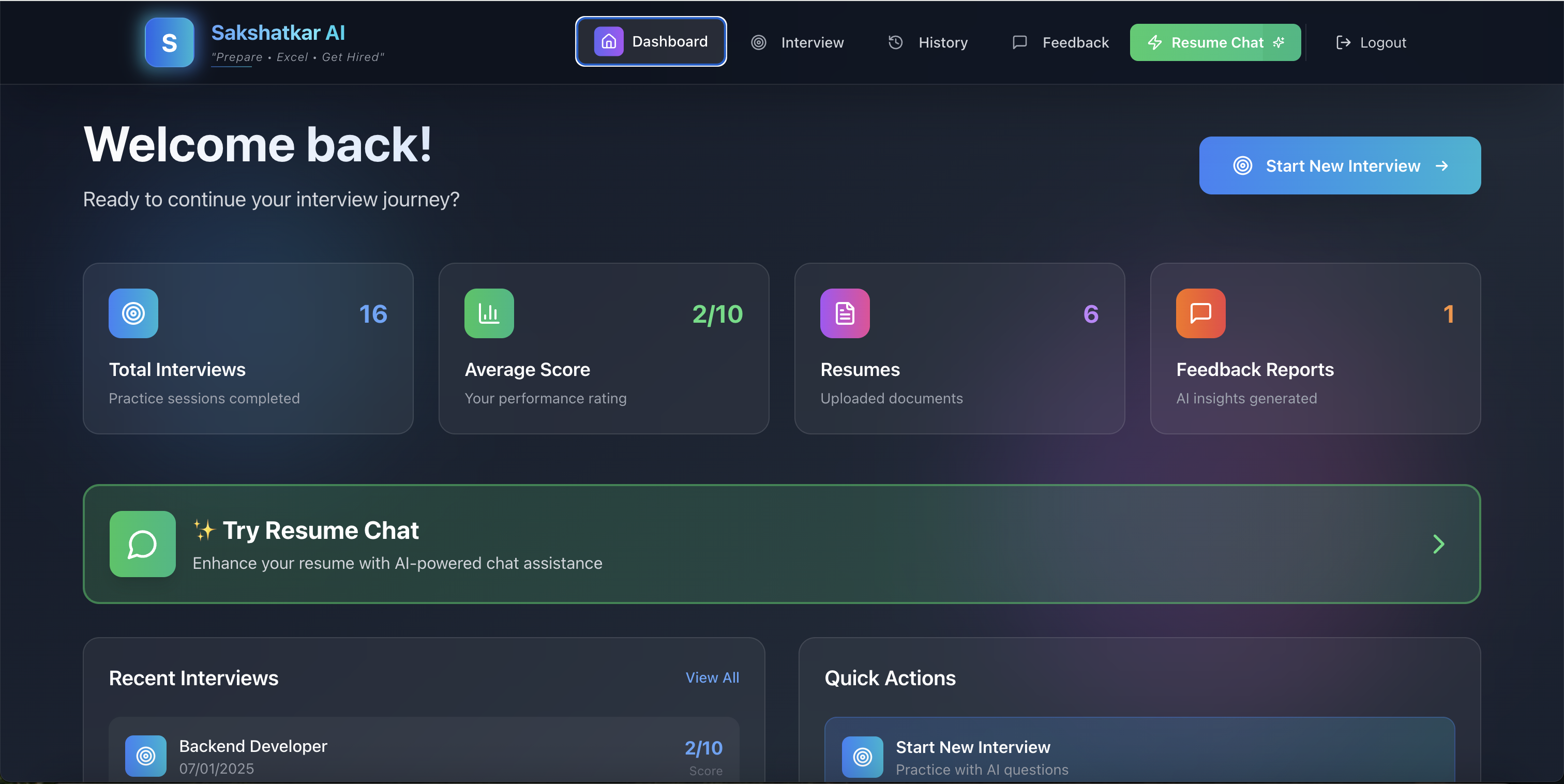 Screenshot 1 of Sakshatkar AI