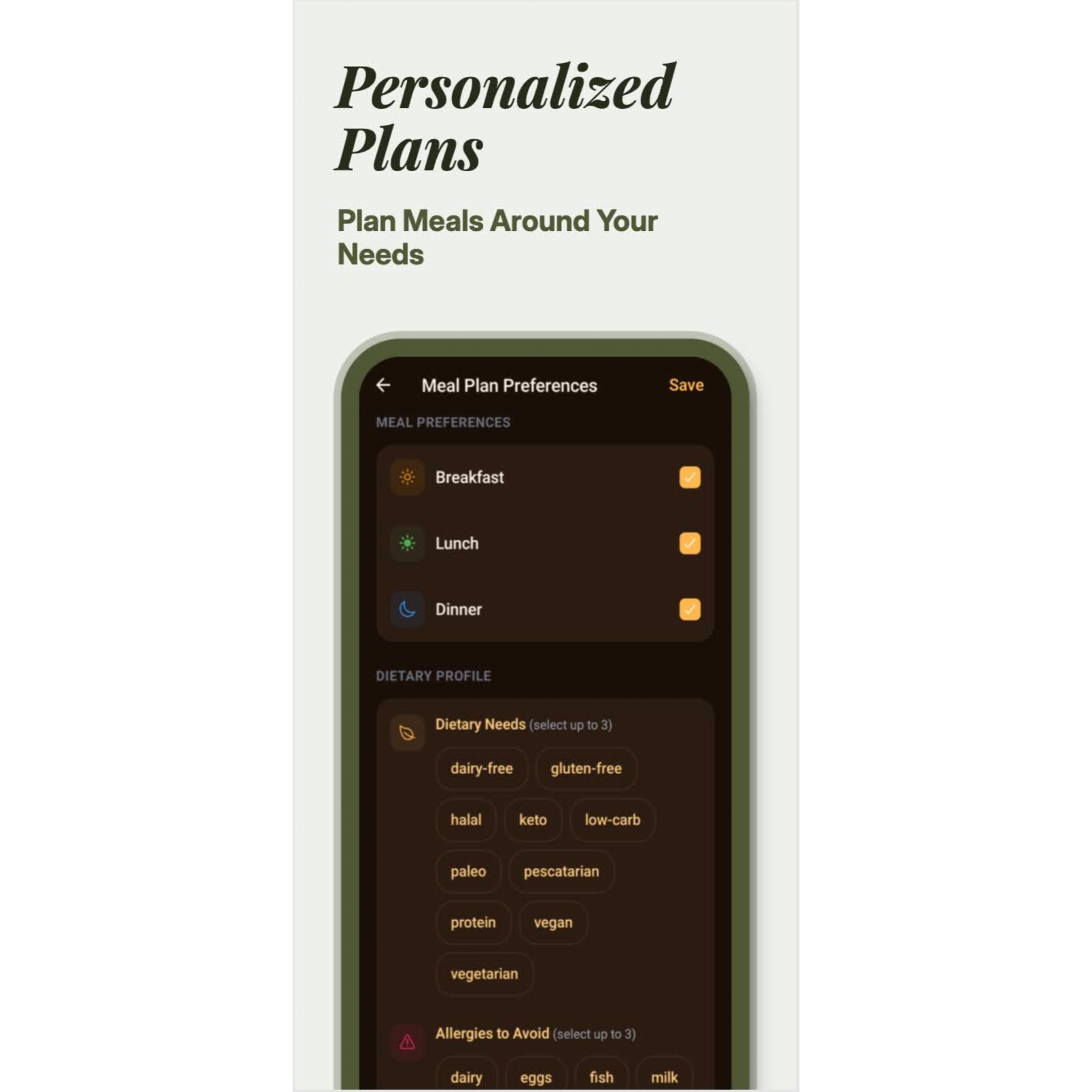Screenshot 3 of Menu Miser 