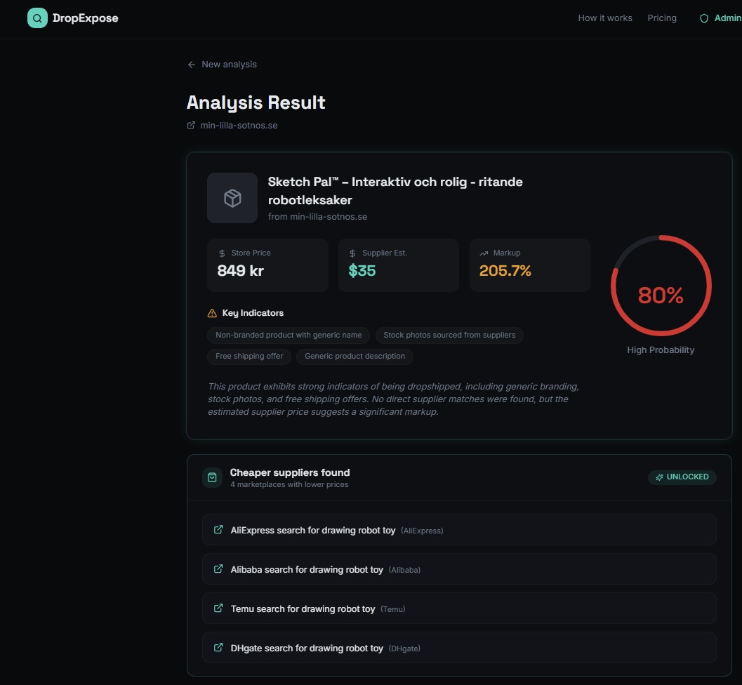 Screenshot 1 of DropExpose