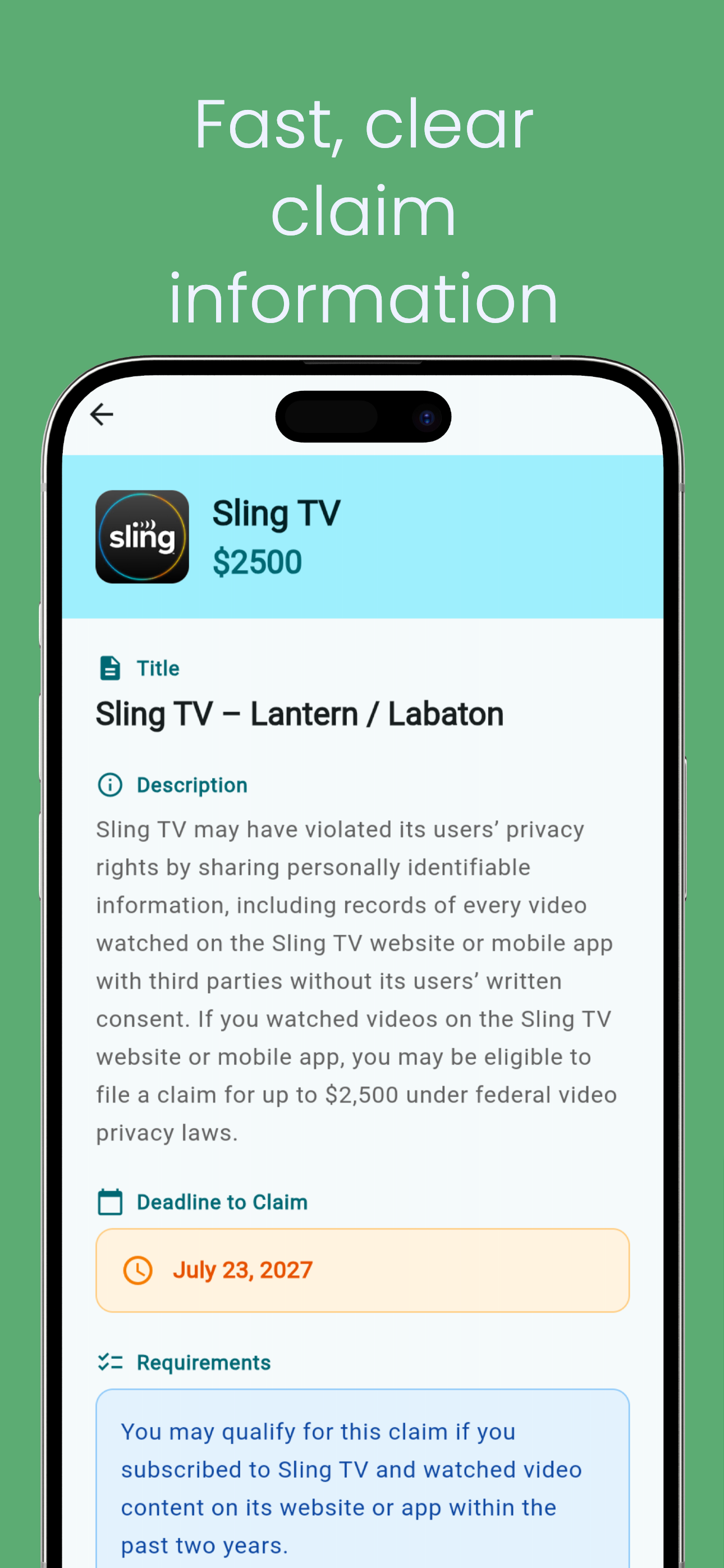 Screenshot 5 of Reclaimr - Find Money Companies Owe You