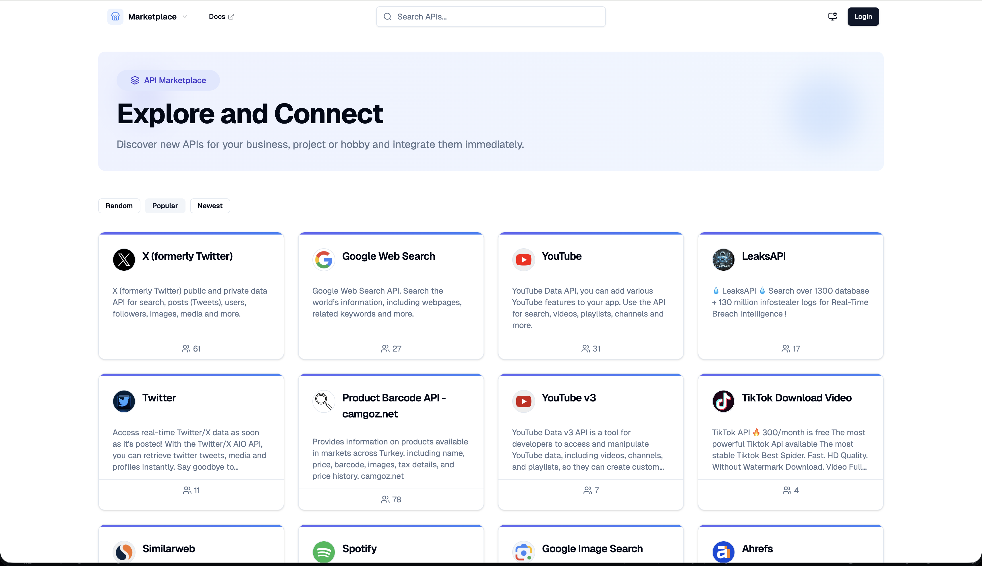 Screenshot 1 of JoJ API