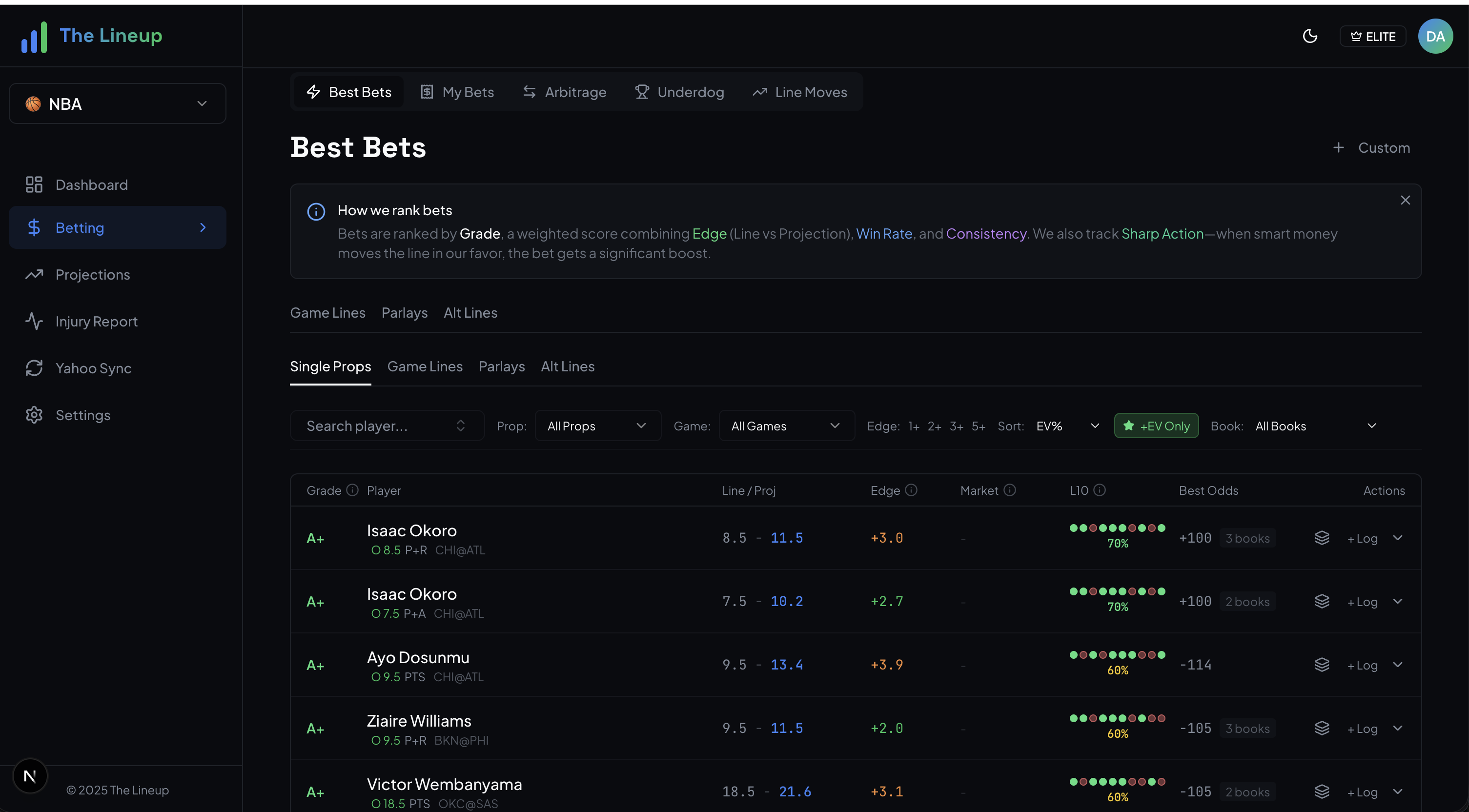 Screenshot 2 of THE LINEUP
