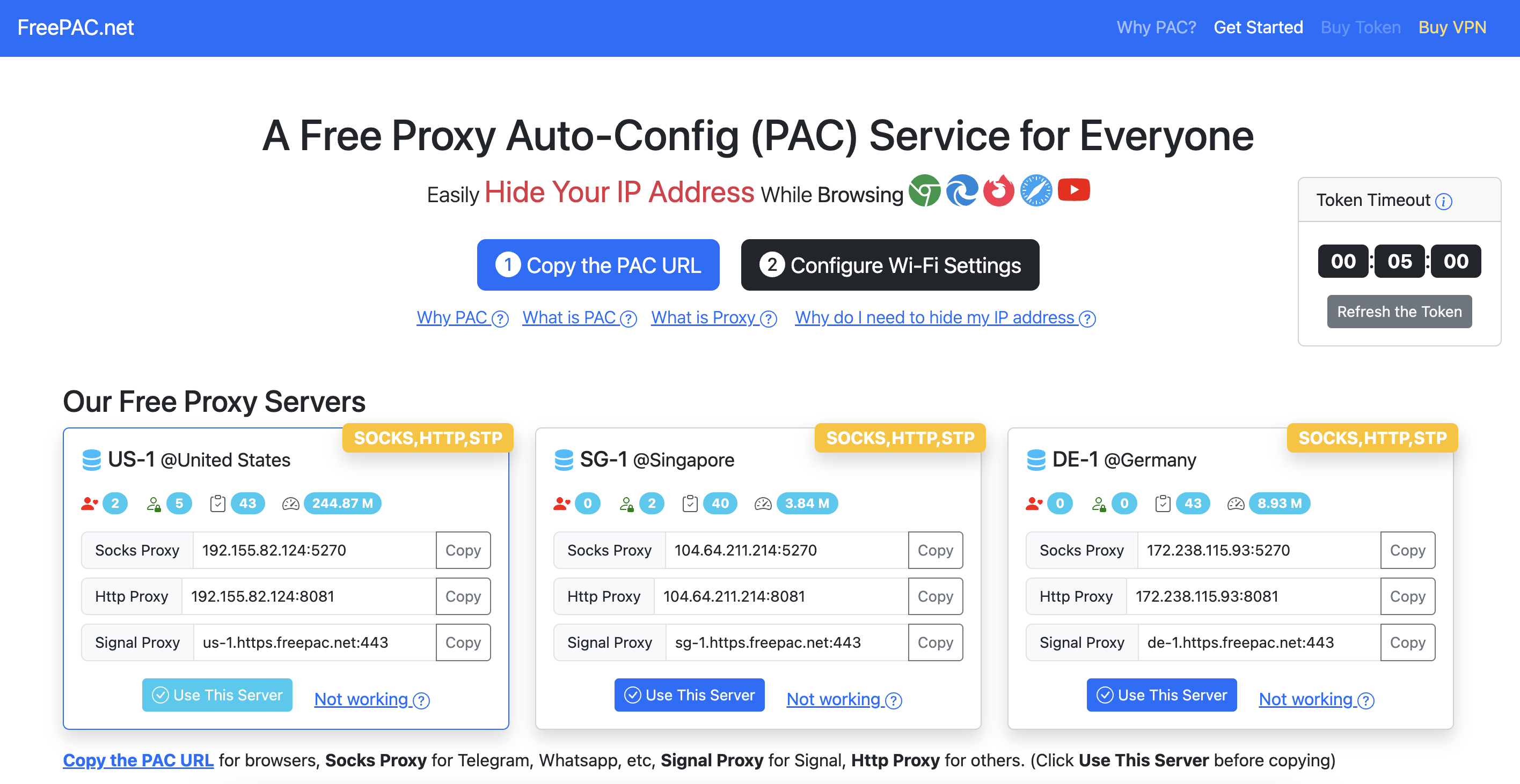 Screenshot 1 of FreePAC