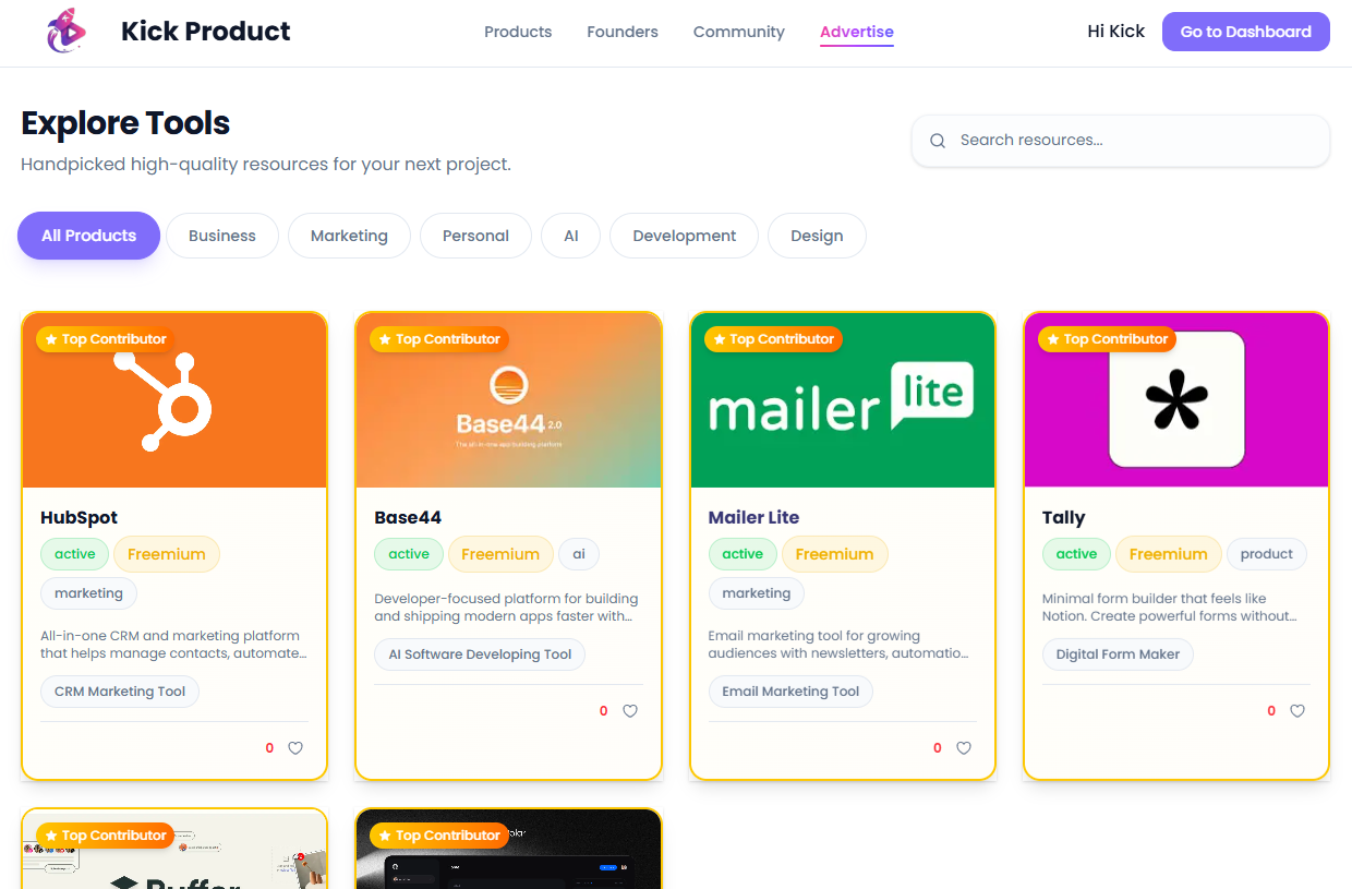 Screenshot 2 of Kick Product