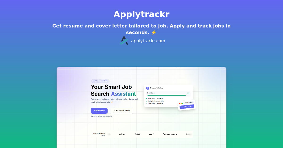 Screenshot 1 of Applytrackr