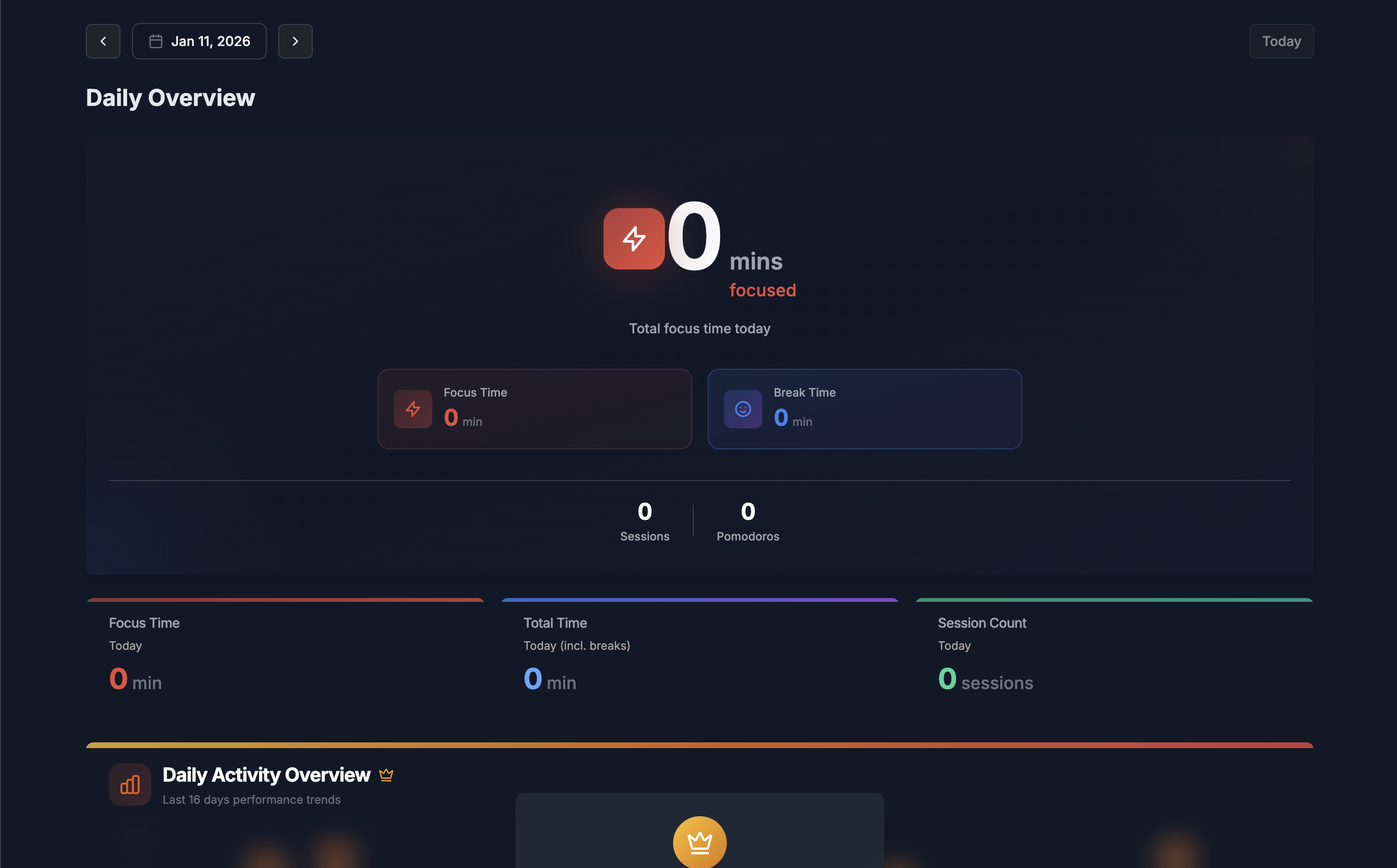Screenshot 2 of Pomodoronline