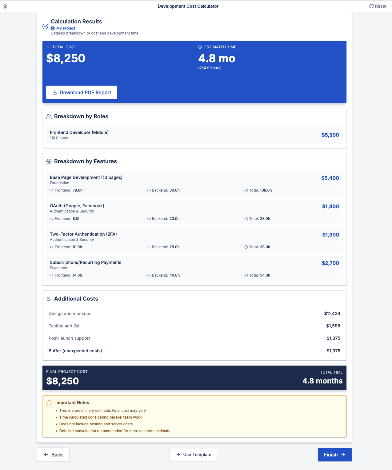 Screenshot 1 of Projecto