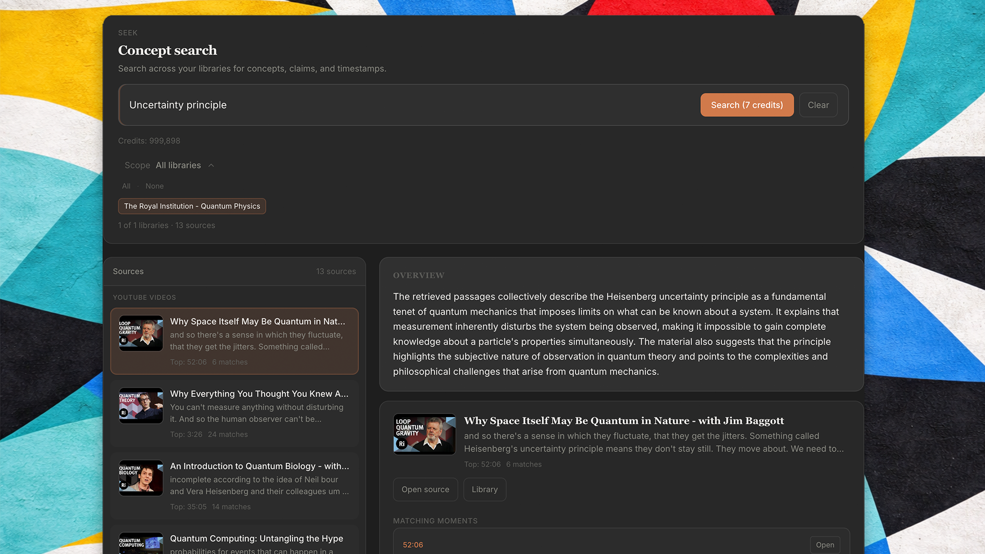 Screenshot 5 of ConceptSeek