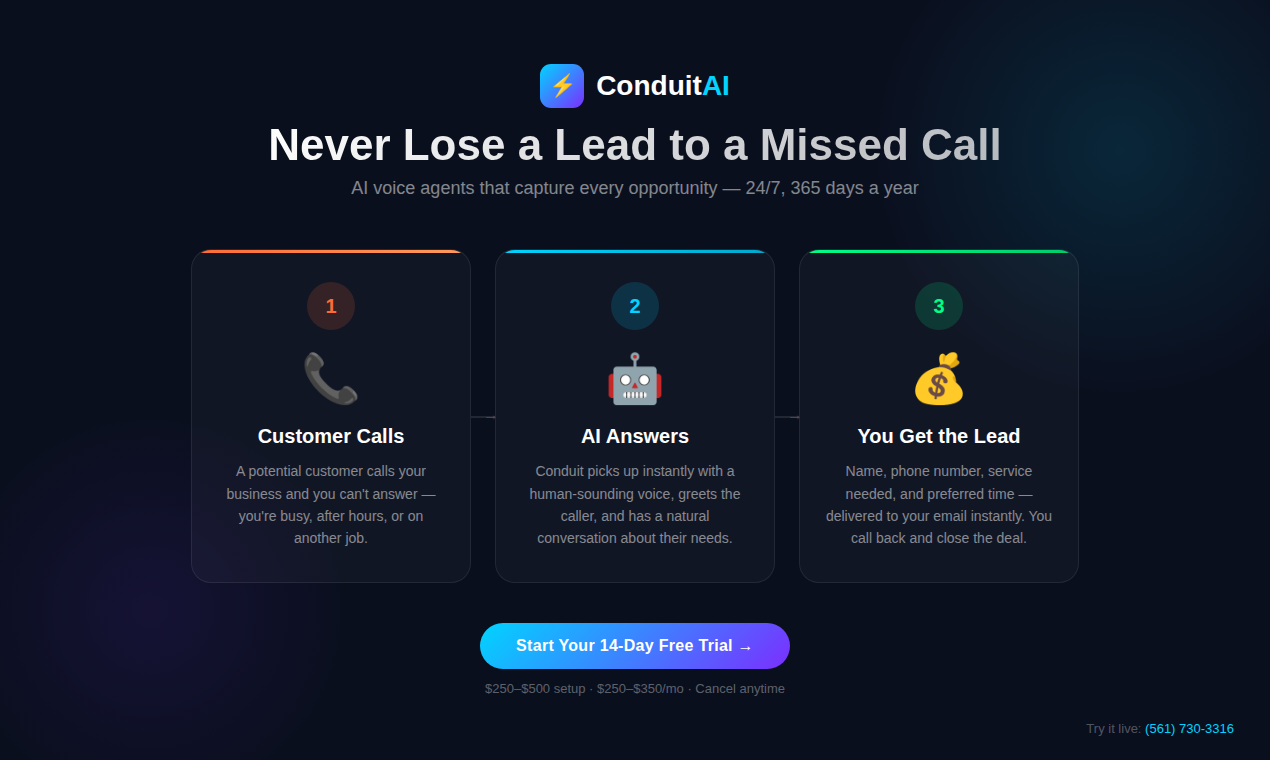 Screenshot 1 of Conduit AI
