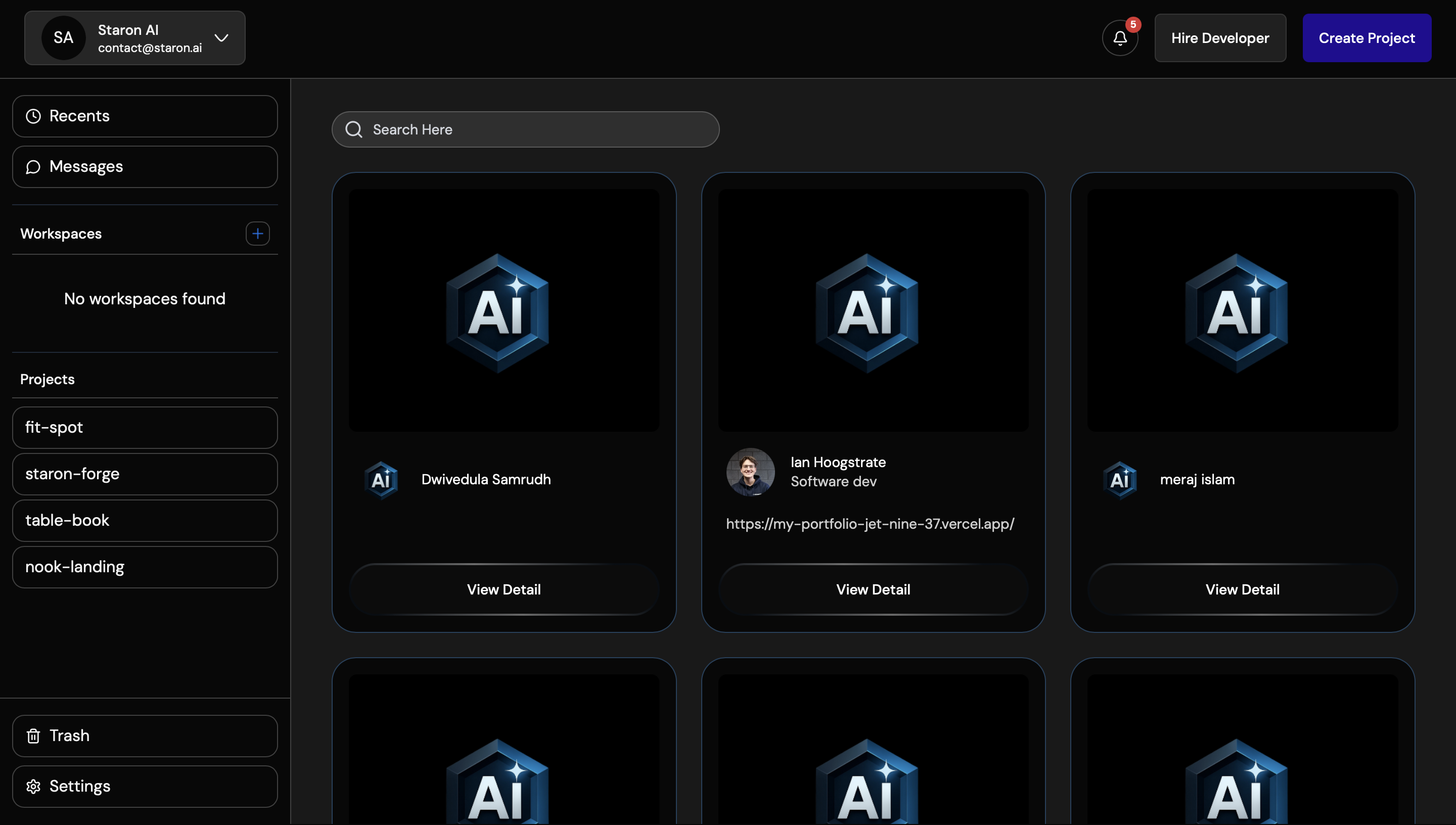 Screenshot 1 of Staron AI