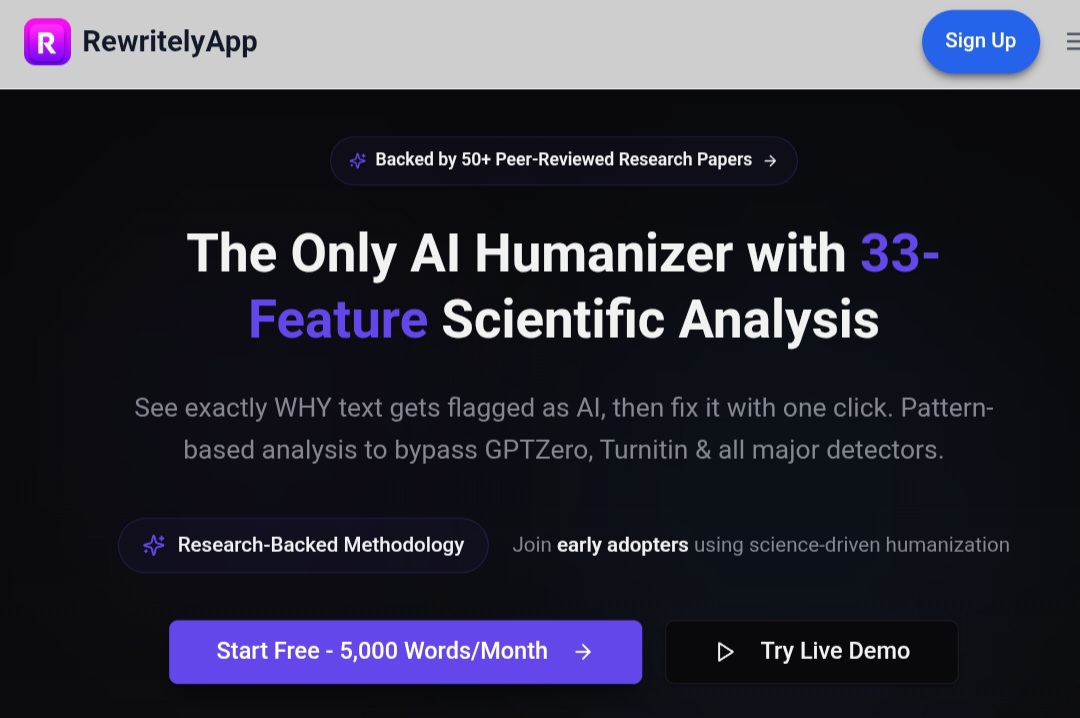 Screenshot 2 of RewritelyApp