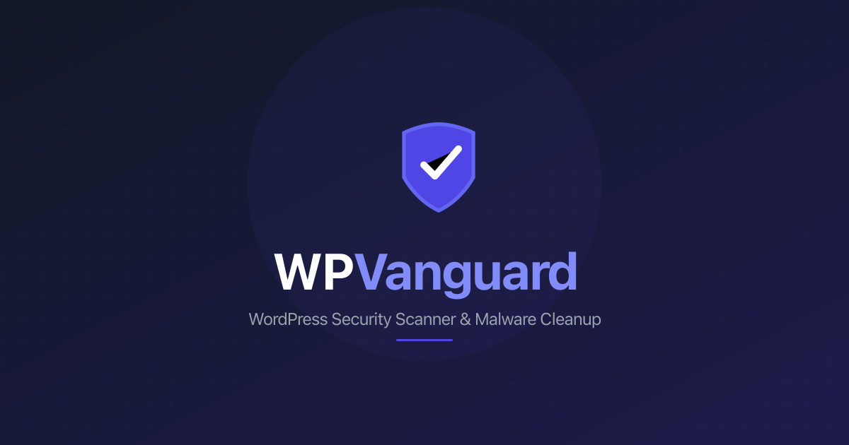 Screenshot 1 of WP Vanguard