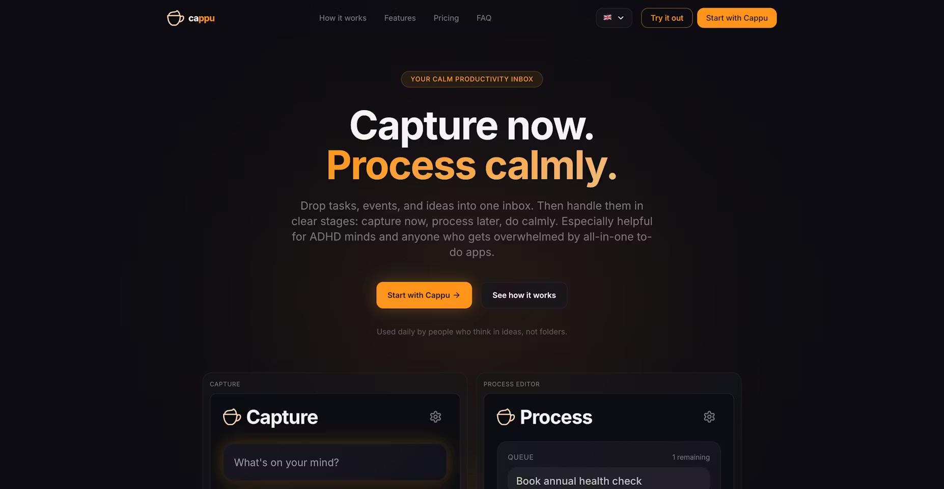 Screenshot 1 of Cappu.app