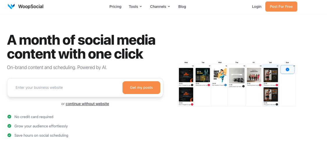 Screenshot 1 of WoopSocial