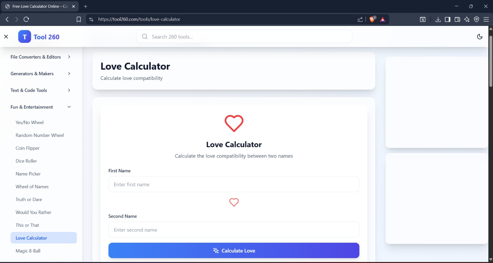 Screenshot 1 of Tool 260
