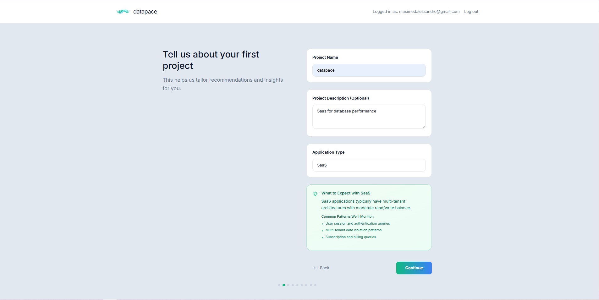 Screenshot 1 of Datapace 