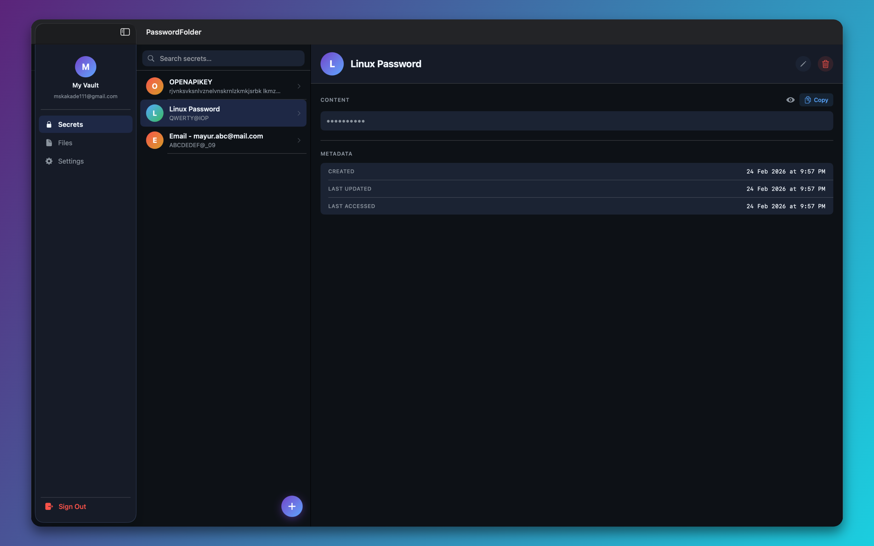 Screenshot 5 of Password Folder