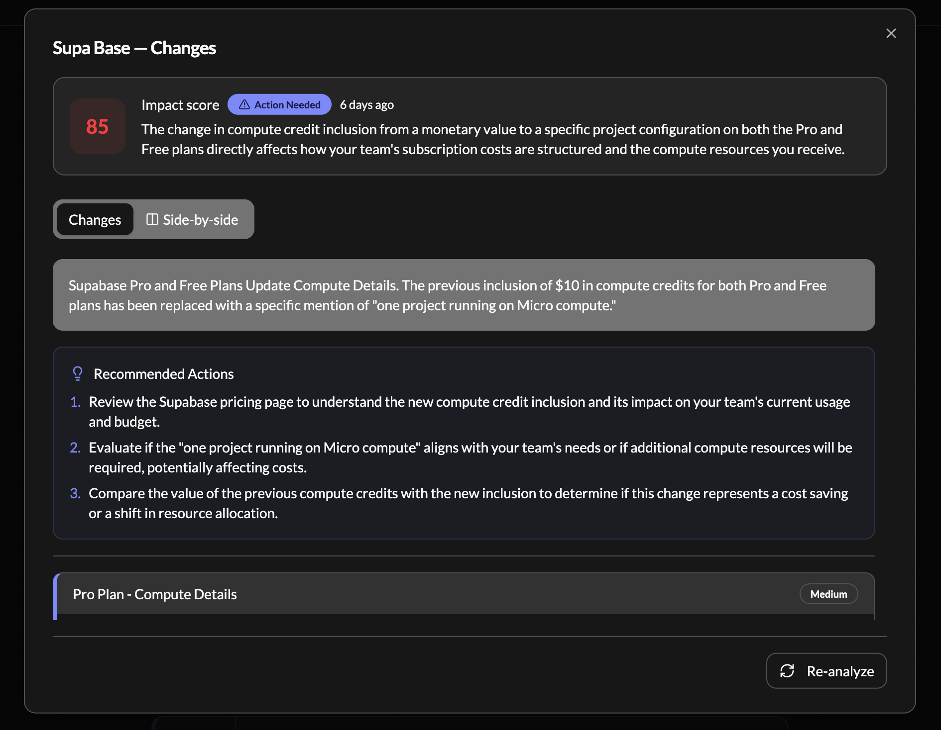 Screenshot 2 of What Changed