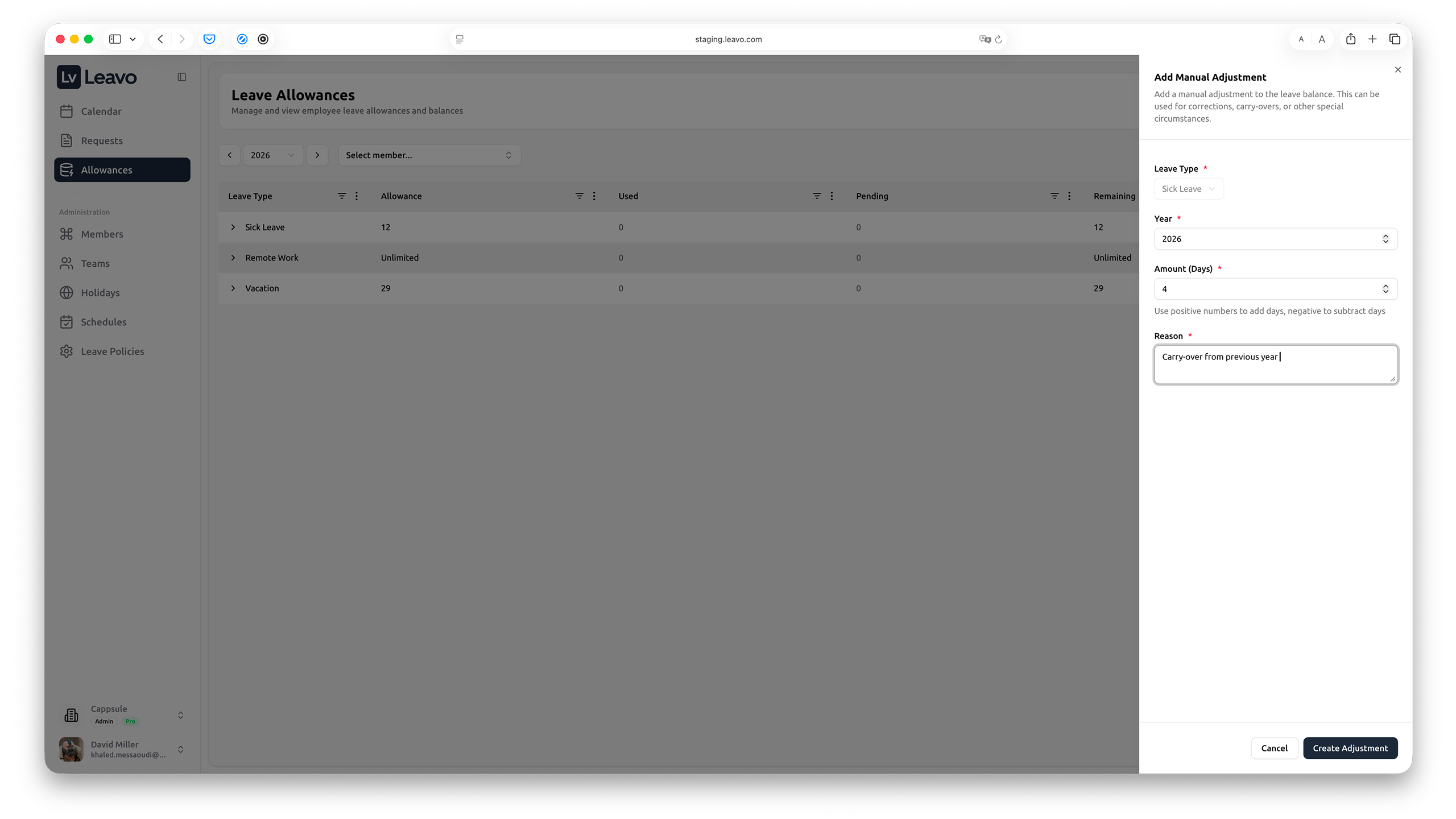 Screenshot 1 of Leavo