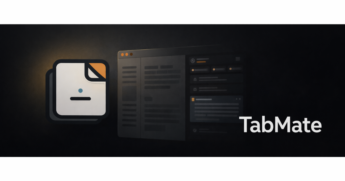 Screenshot 1 of TabMate - Browser Research Workspace
