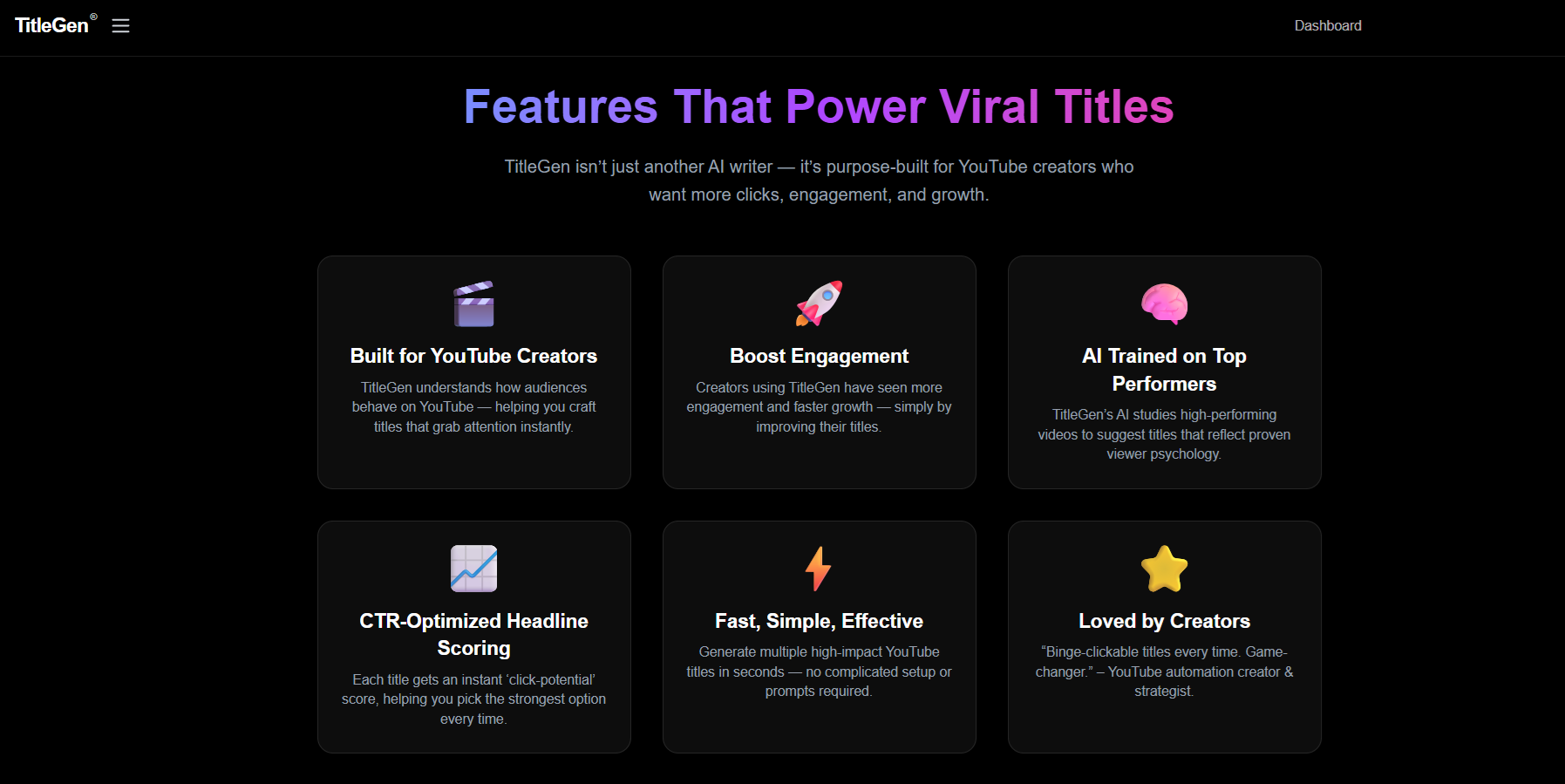 Screenshot 2 of TitleGen